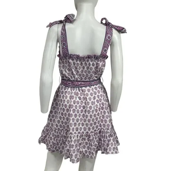 Cleobella Floral Pink Tillie Mini Dress Size XS - Picture 3 of 5